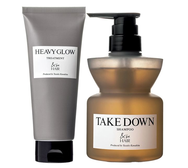 広がり・剛毛 ヘアケア &be テイクダウンシャンプー、同 ヘビーグロウトリートメント