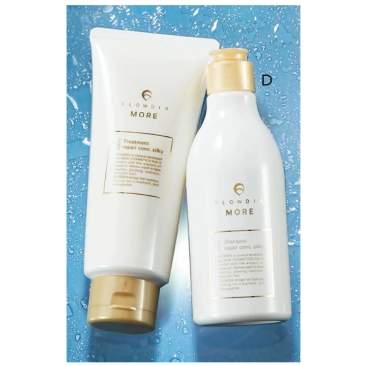 うねり・広がり ヘアケア おすすめ フローディアモア リペアコンクシルキー シャンプー、トリートメント