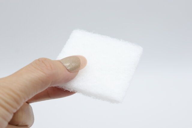 キッチン重曹クリーナー（26枚） サイズ感