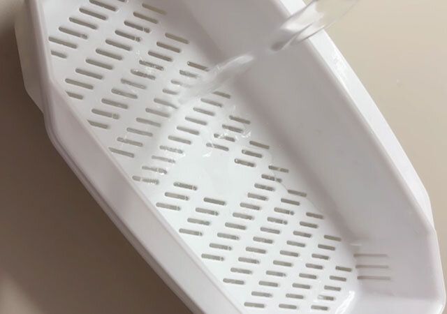 ダイソー お皿にもなる電子レンジでパスタメーカー 水 目盛