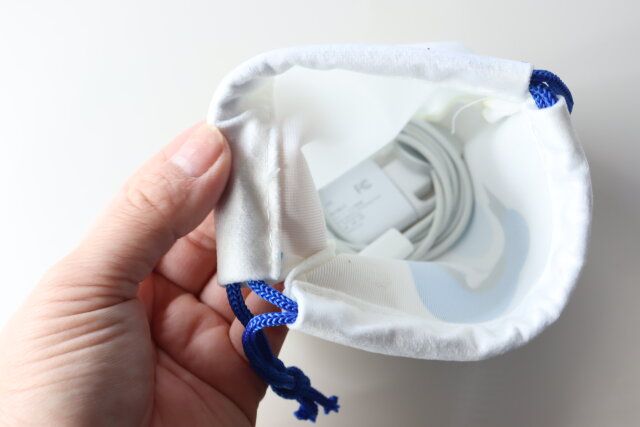 ダイソーのダイカット巾着の容量