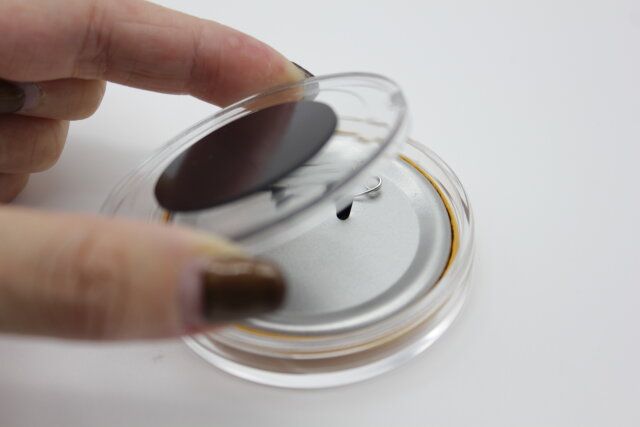 缶バッジ57mm用マグネット付ホルダーケース 収納