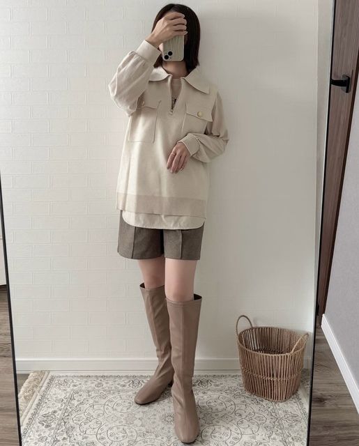 しまむらのハーフジップベスト3