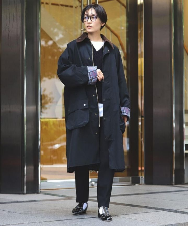 画像1: Demi-Luxe BEAMS Barbour / 別注 EXMOOR コート ¥60,500 www.beams.co.jp