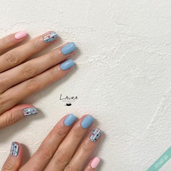LAURA POMPONNEEが投稿したネイルデザイン [photoid:I0125838] via Itnail Design (746894)