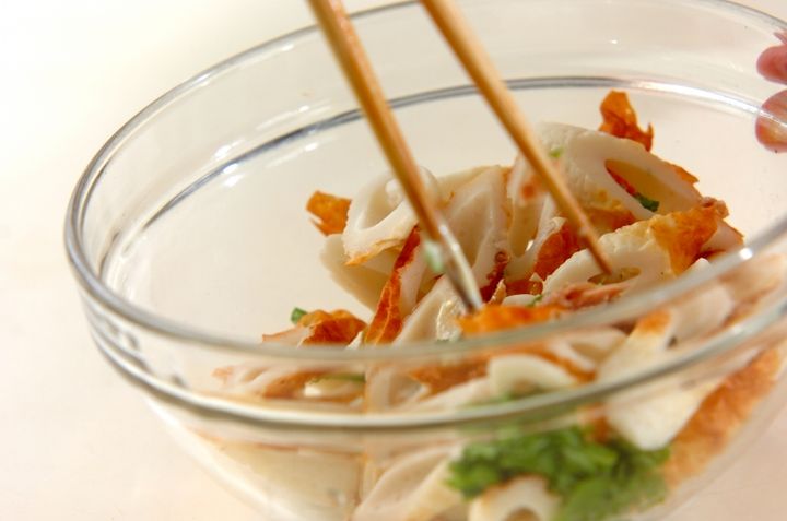 ちくわのツナと大葉のマヨ和えの作り方1