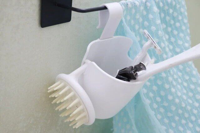 ダイソー タオルバーにかけられる小物ポケット