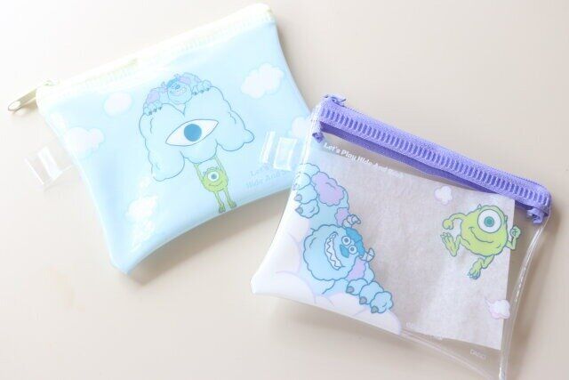 ダイソー ループ付きフラットポーチ モンスターズ・インク デザイン展開