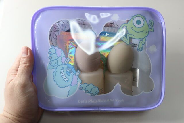 ダイソー マチ付ポーチ モンスターズ・インク 使用例