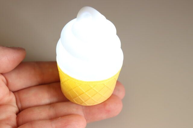 セリア オブジェライト ソフトクリーム 使用例