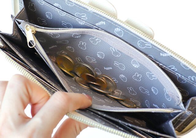 ミッフィー耳長財布付録レビュー小銭入れ