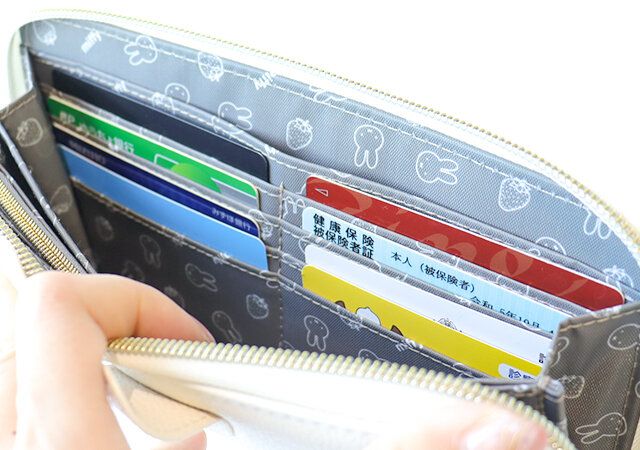 ミッフィー耳長財布付録レビューカードポケット