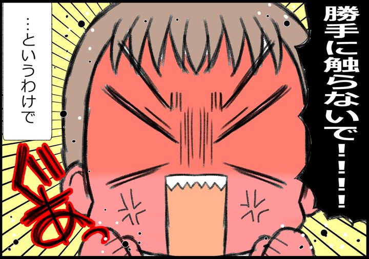 「勝手に触らないで！」と言われるわけで…。