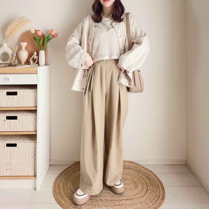 画像: ビスチェ合わせで一癖プラス