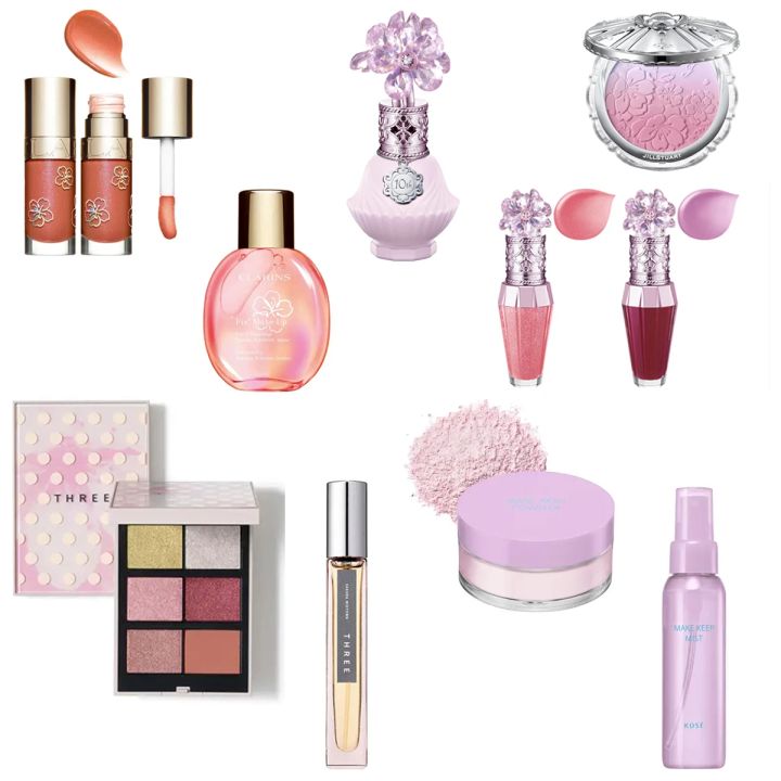 【桜コスメ2025】春先取り！ 桜色コスメ、桜の香りのフレグランス・ボディケア・スキンケア特集