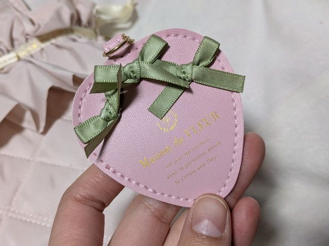 メゾンドフルール巾着バッグチャーム