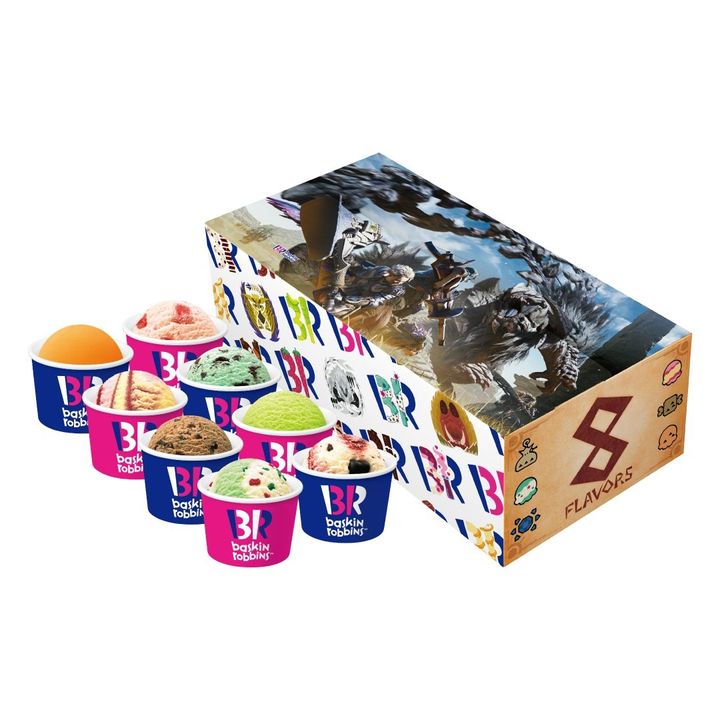 「モンスターハンターワイルズ アイスクリームセット」のイメージ（C）CAPCOM