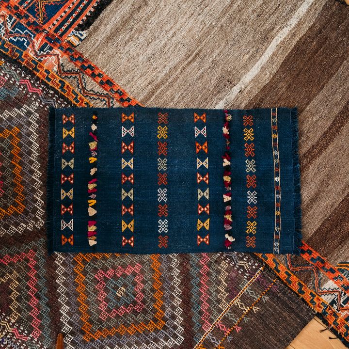 世界各国の旅先で購入したラグ