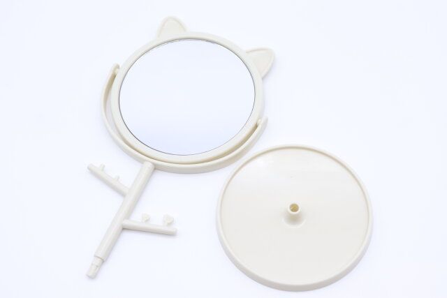 メイクアップ スタンドミラー ねこ H20cm