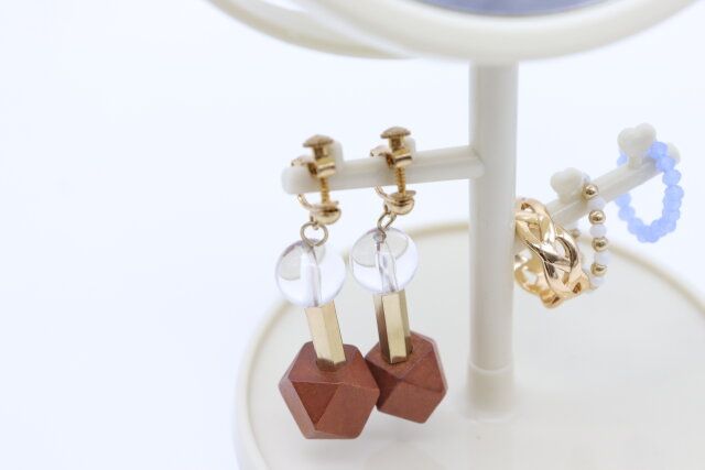 メイクアップ スタンドミラー ねこ H20cm フック