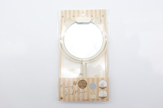 メイクアップ スタンドミラー ねこ H20cm パッケージ