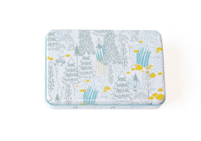 リンネル4月号増刊号 付録 木製ムーミンスタンプセット ブリキ缶