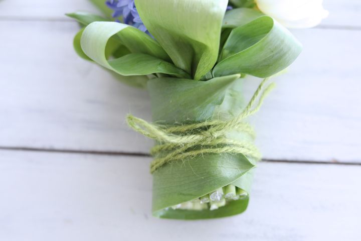 ヒヤシンスのアレンジ