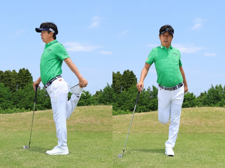 ラウンド中にできる疲労回復ストレッチ！深堀圭一郎プロが解説