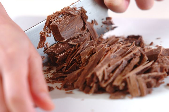 生チョコ・フランボワーズの下準備1