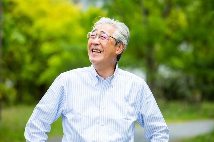 優雅な中年日本人男性