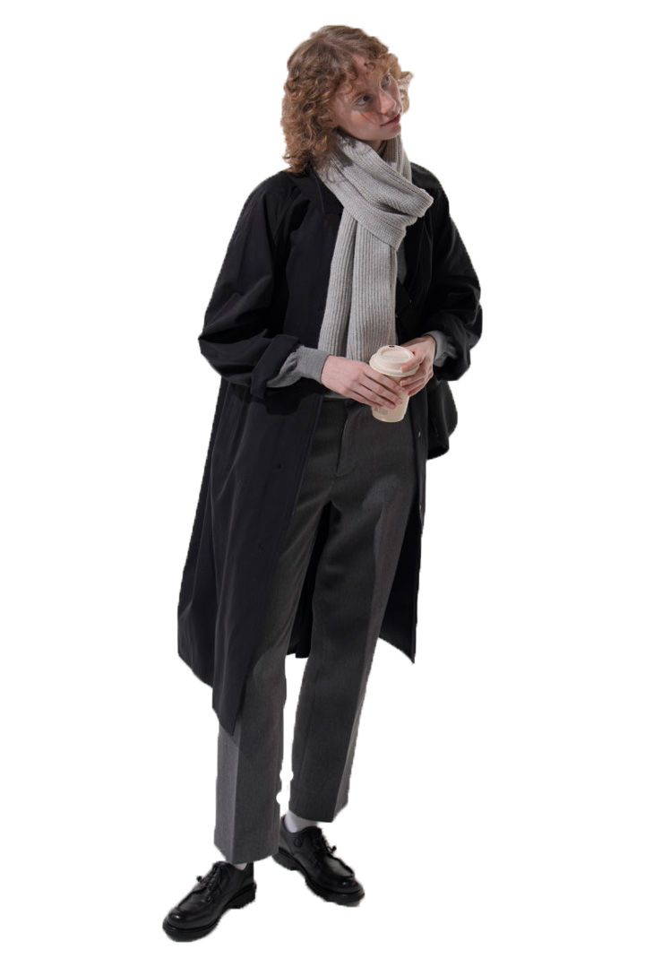 ネイビーとグレーの組み合わせは落ち着いた雰囲気に【本日のFUDGE GIRL-2月19日】