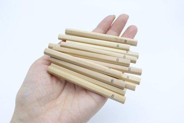 コンパクト鉛筆85mmB14本入 大容量