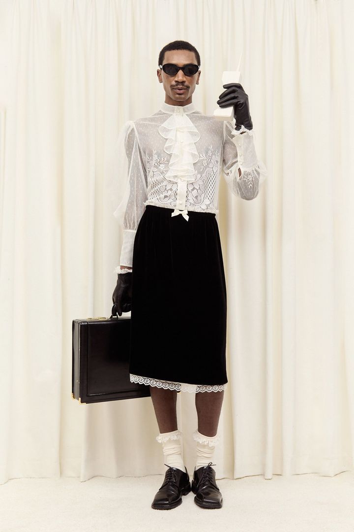 タナー フレッチャー 2025-26年秋冬コレクションより。