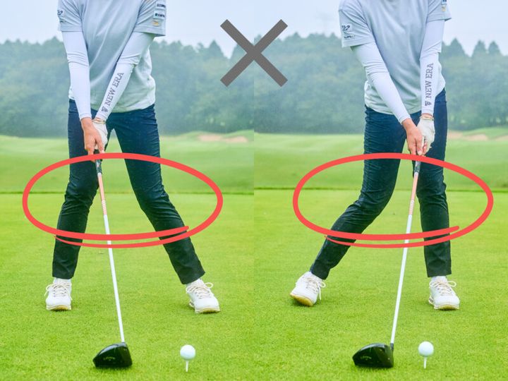 「お尻の左側を…」スイングが安定する攻めのフットワークを女子プロが解説