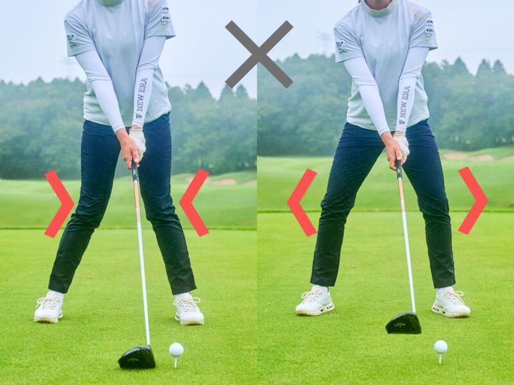 「お尻の左側を…」スイングが安定する攻めのフットワークを女子プロが解説