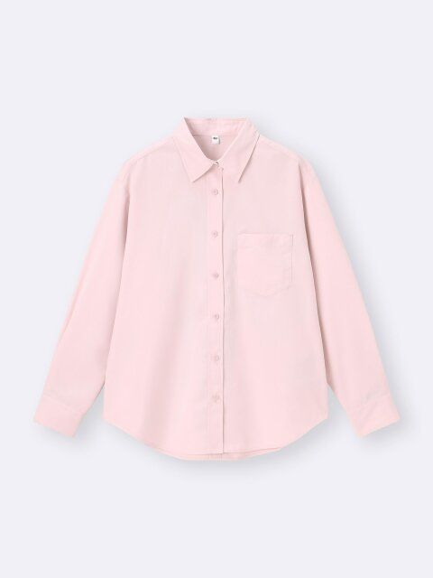 GUのバックボタンシャツ