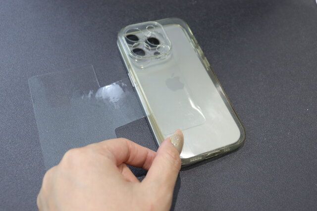 トラベル用PVCスマホホルダー 取り付け