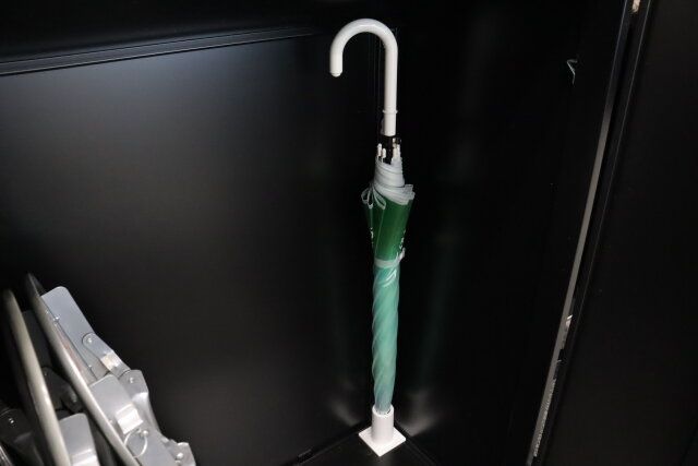 ロッカー用傘スタンド 使用例