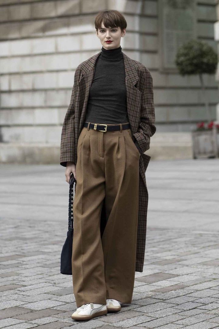 画像: 茶系 × チェック柄ならぬくもりがぐんとアップ