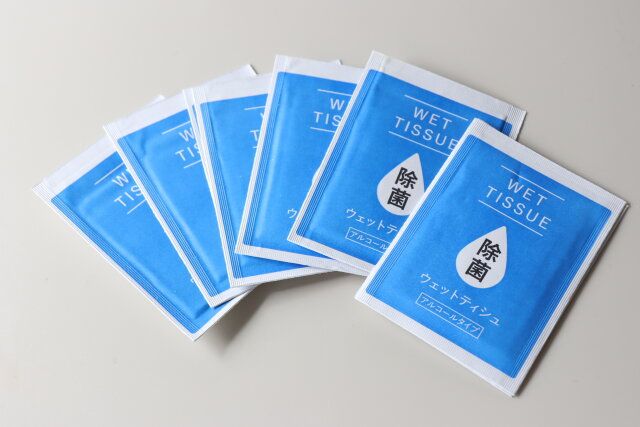 ダイソー 除菌ができるウェットティッシュ 個包装