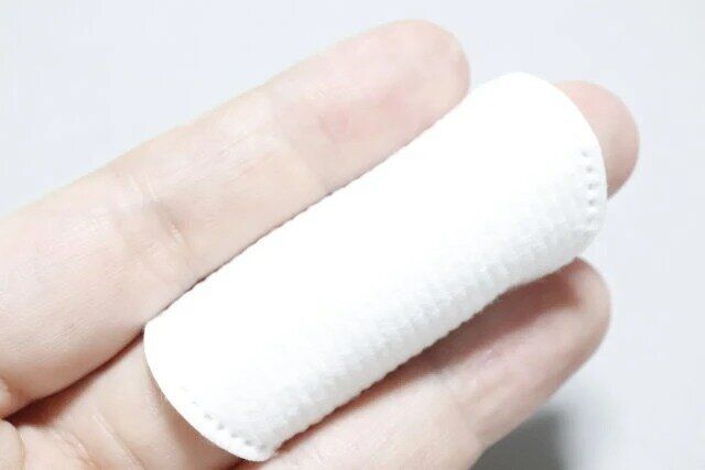 ダイソー 円形凸凹面化粧コットン