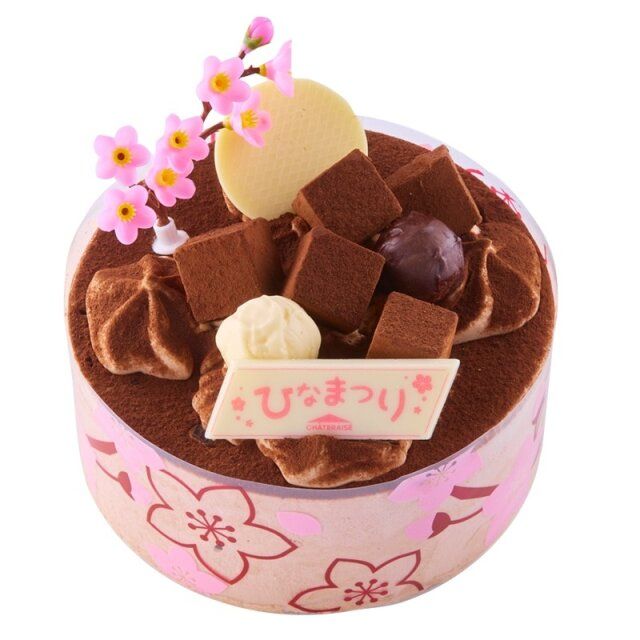 シャトレーゼ 桃の節句 パリパリチョコデコレーション14cm