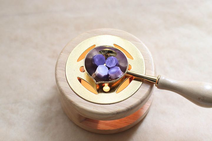 シーリングワックスを溶かす