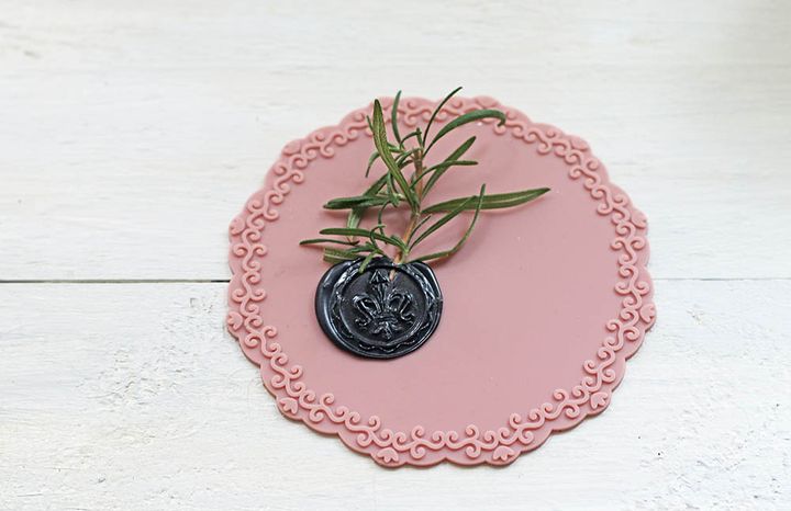 ローズマリーのシーリングスタンプ