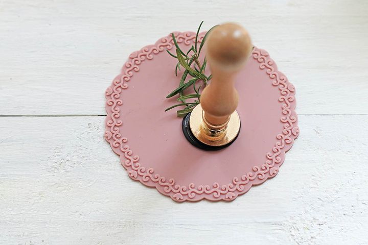 ローズマリーのシーリングスタンプ