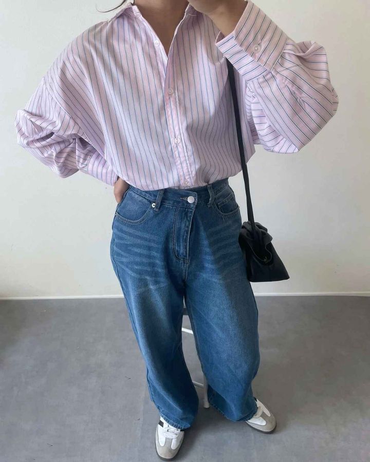 画像: ワイドデニムにインして