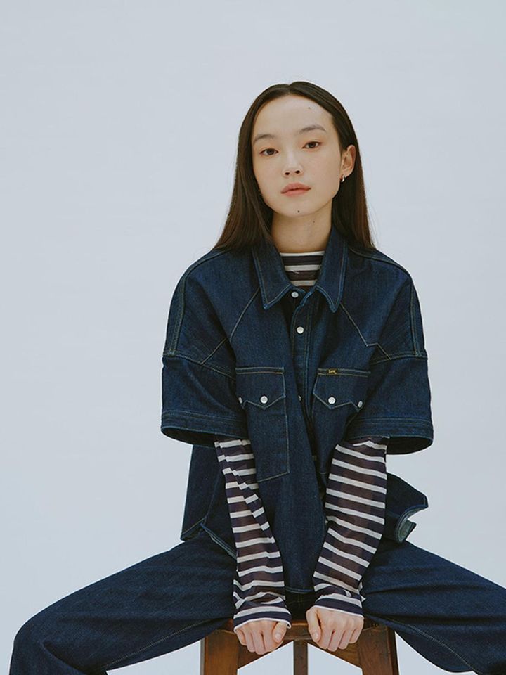 画像: 「『別注』Lee101×DOORS SHORT SHIRTS」￥15,400 出典：「Lee × URBAN RESEARCH」特設サイト