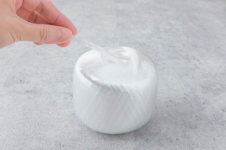 ビニールひもの先端を上手にまとめるには？