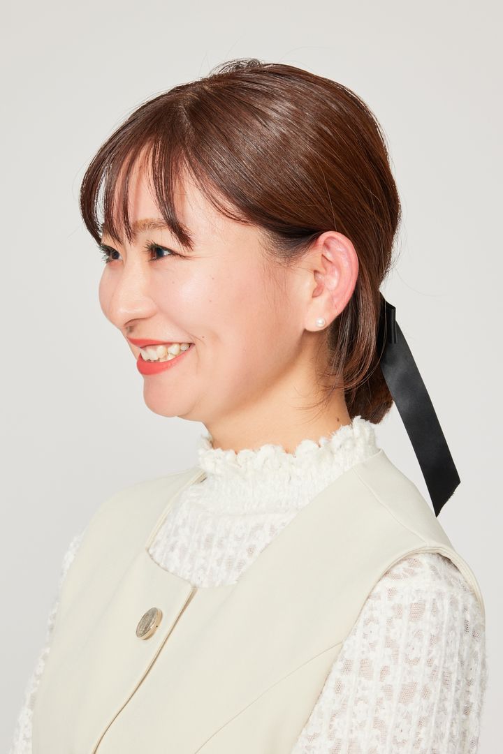 坂井麻実のセレモニーヘア _サイド