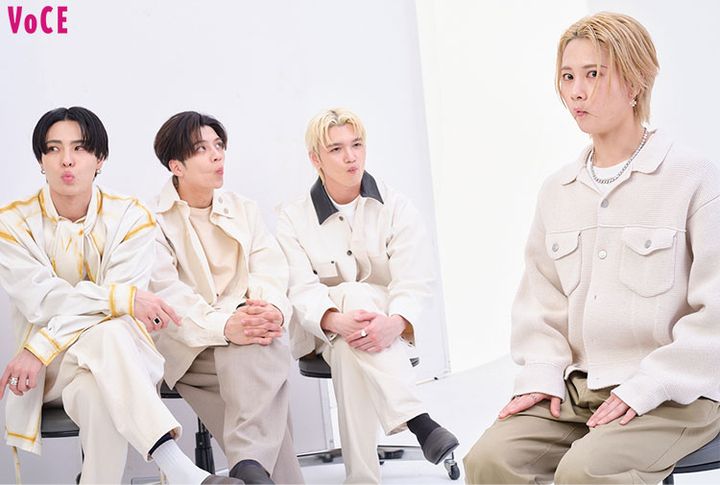 HIROTOにつられて全員ピヨピヨ顔になるウルフの皆さん。仲良しすぎ。